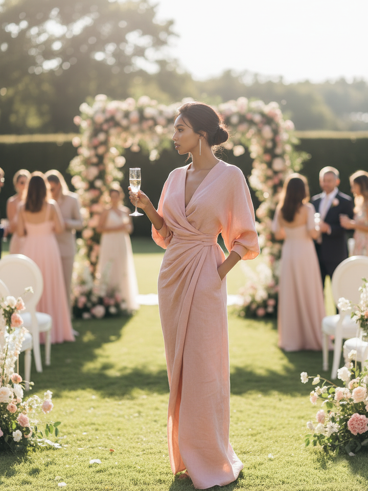 Vestido Maxi Rosa