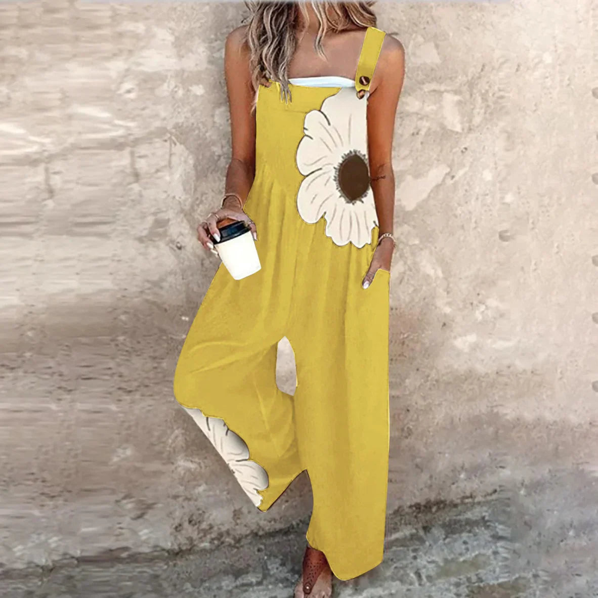 Salopette estampada cómoda