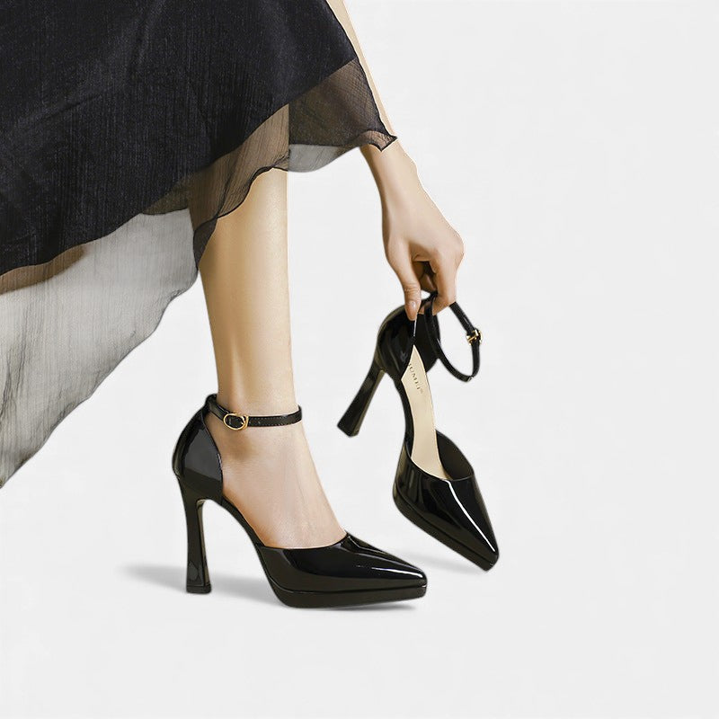 Tacones de Cuero Evette