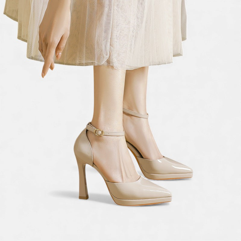 Tacones de Cuero Evette