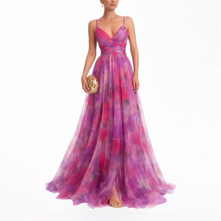 Giselle | Vestido maxi con Estampado Floral