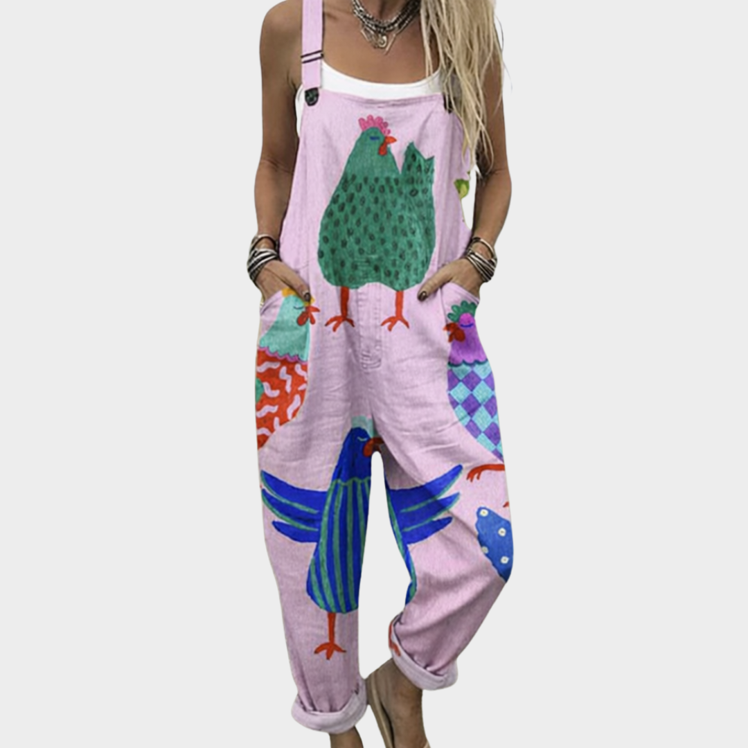 Salopette estampada cómoda