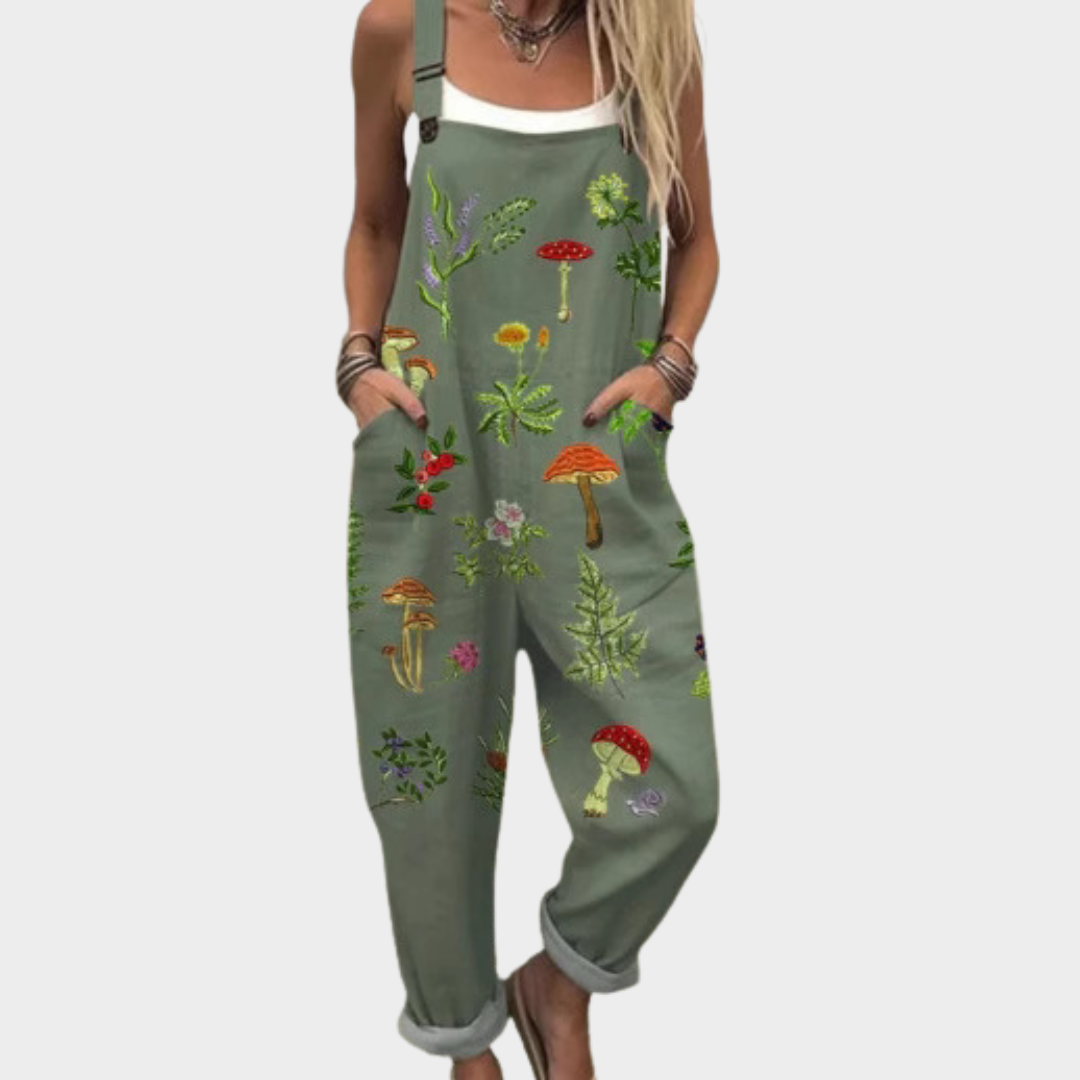 Salopette estampada cómoda