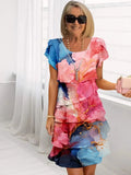 Caroline | Vestido con Volantes de Elegante Comodidad