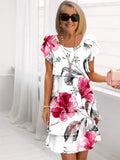 Cynthia | Vestido de Ruffles de Conforte Elegante