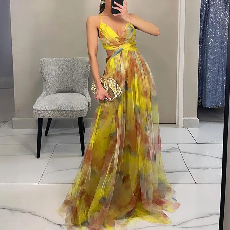 Giselle | Vestido maxi con Estampado Floral