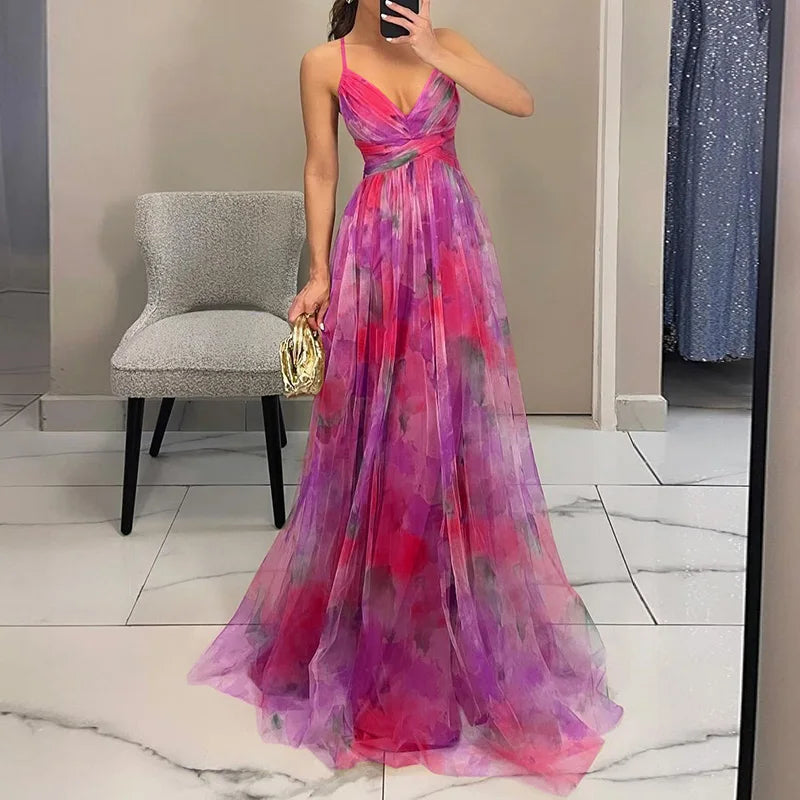 Giselle | Vestido maxi con Estampado Floral