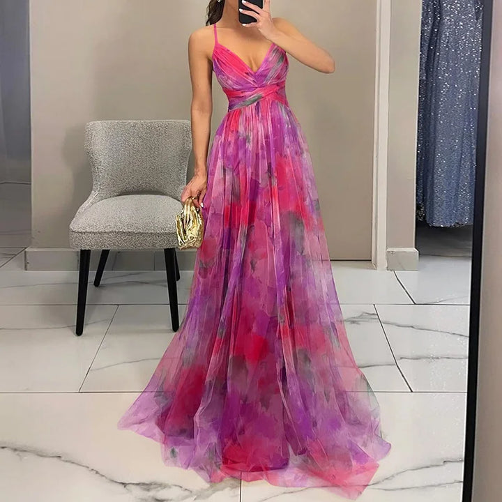 Giselle | Vestido maxi con Estampado Floral