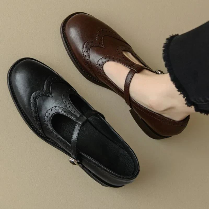 Sarah™ | Elegante Mary Jane con cinturino a T