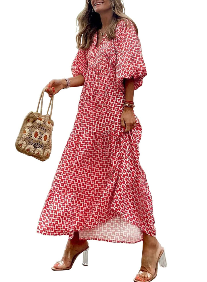 Vestido Maxi Boho Floral