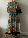 Vestido Elegante con Estampado Carolina