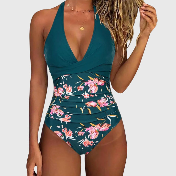 V-Neck Elegant Swimsuit