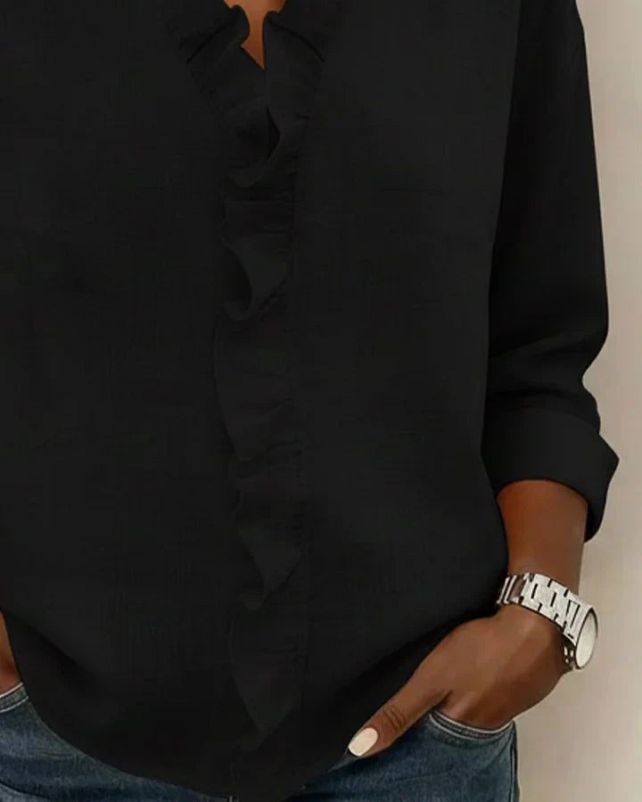Blusa de Cuello en V