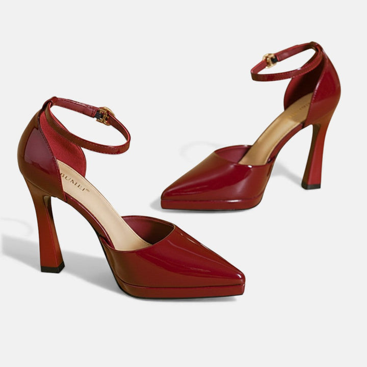 Tacones de Cuero Evette
