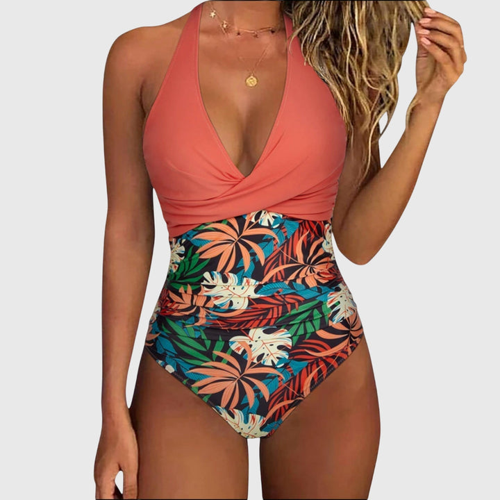 V-Neck Elegant Swimsuit