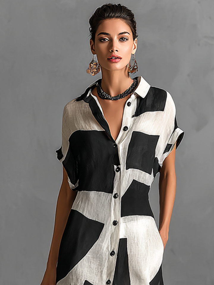 Vestido Maxi de Camisa