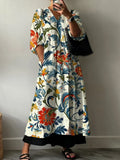 Vestido Elegante con Estampado Floral Carol