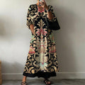 Vestido Elegante con Estampado Evi
