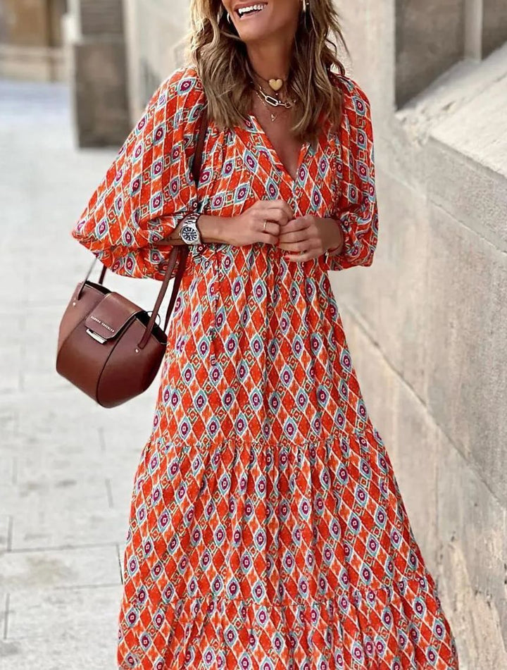 Vestido Maxi Boho Floral