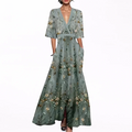 Alma | Vestido Largo Elegante con Flores