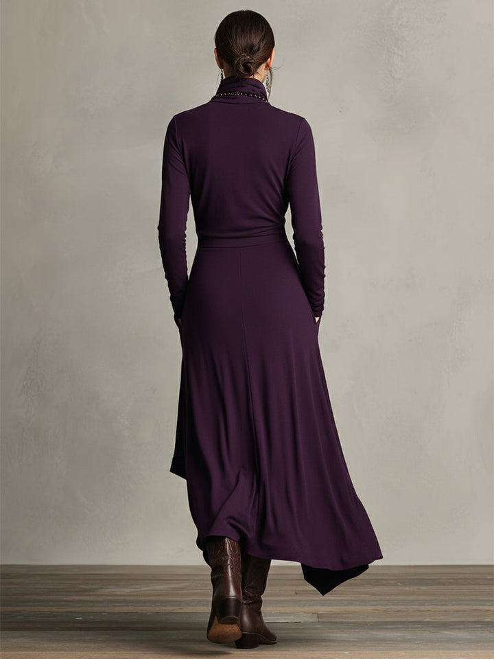 Vestido Maxi Asimétrico Bohemio
