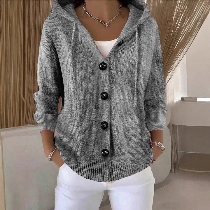 Suéter Cardigan de Manga Larga