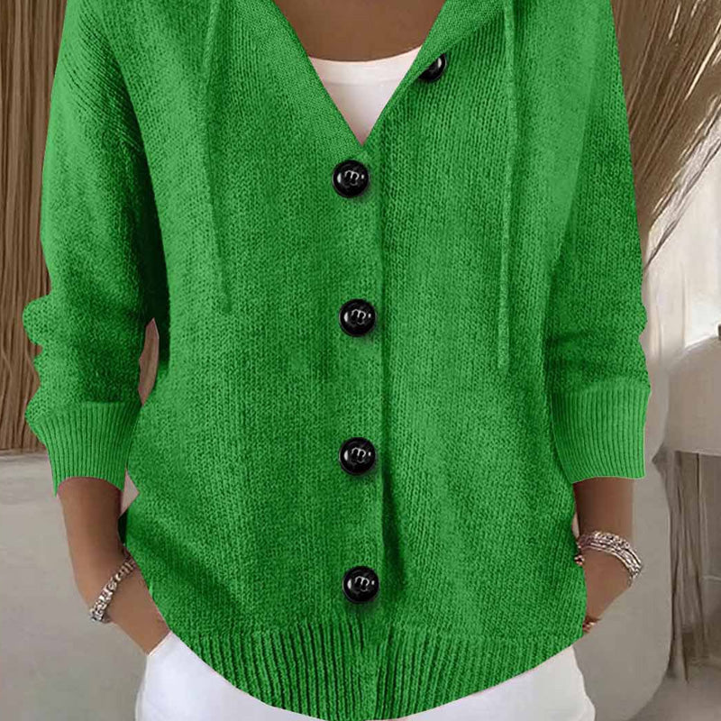 Suéter Cardigan de Manga Larga