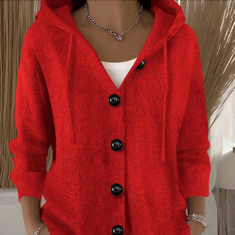 Suéter Cardigan de Manga Larga