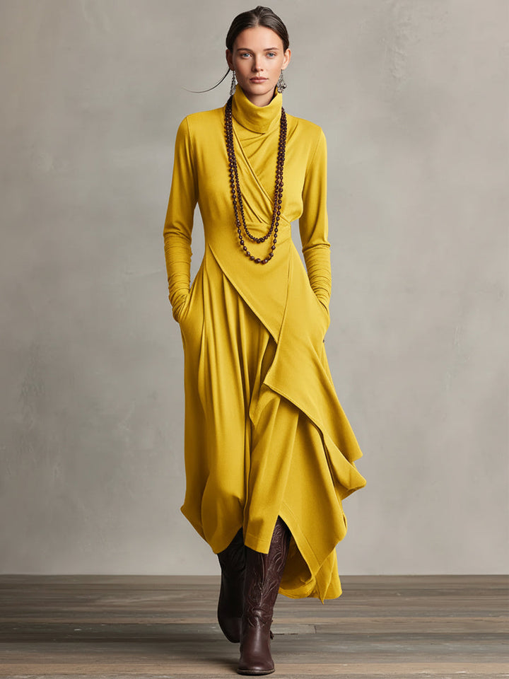 Vestido Maxi Asimétrico Bohemio