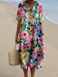 Bente - Vestido de Flores Vintage