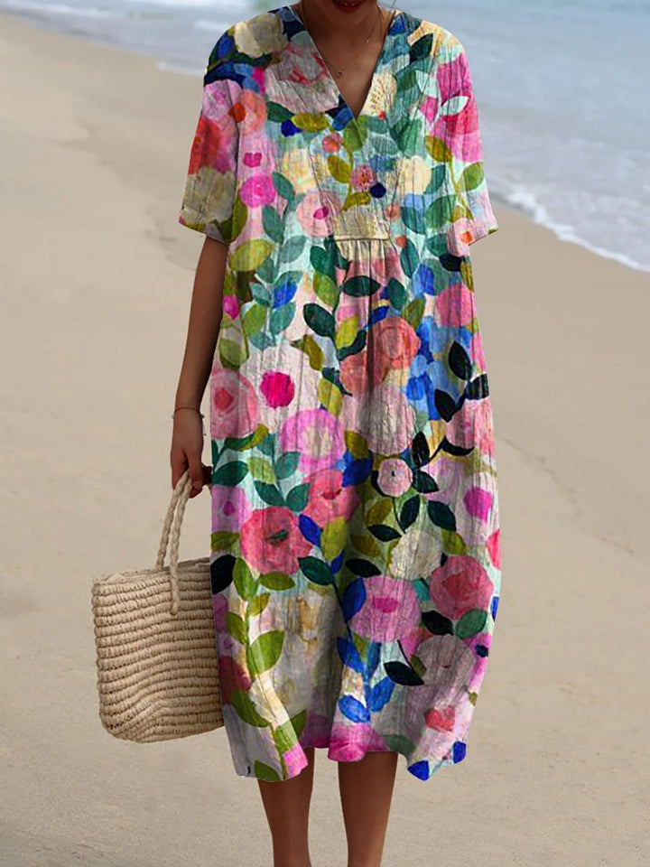 Bente - Vestido de Flores Vintage