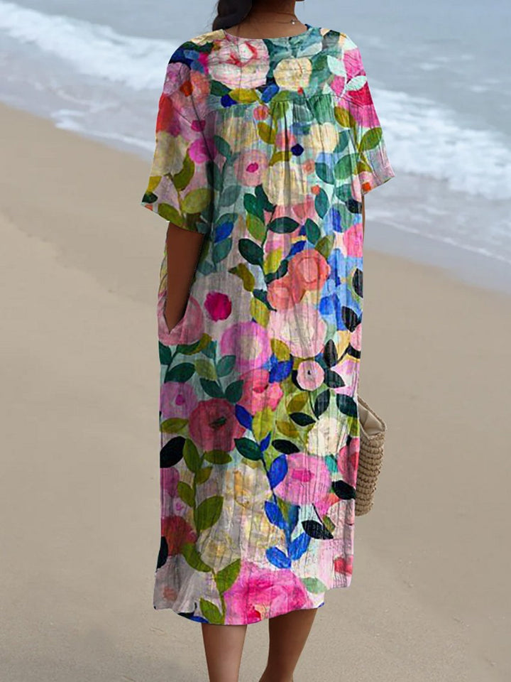 Bente - Vestido de Flores Vintage