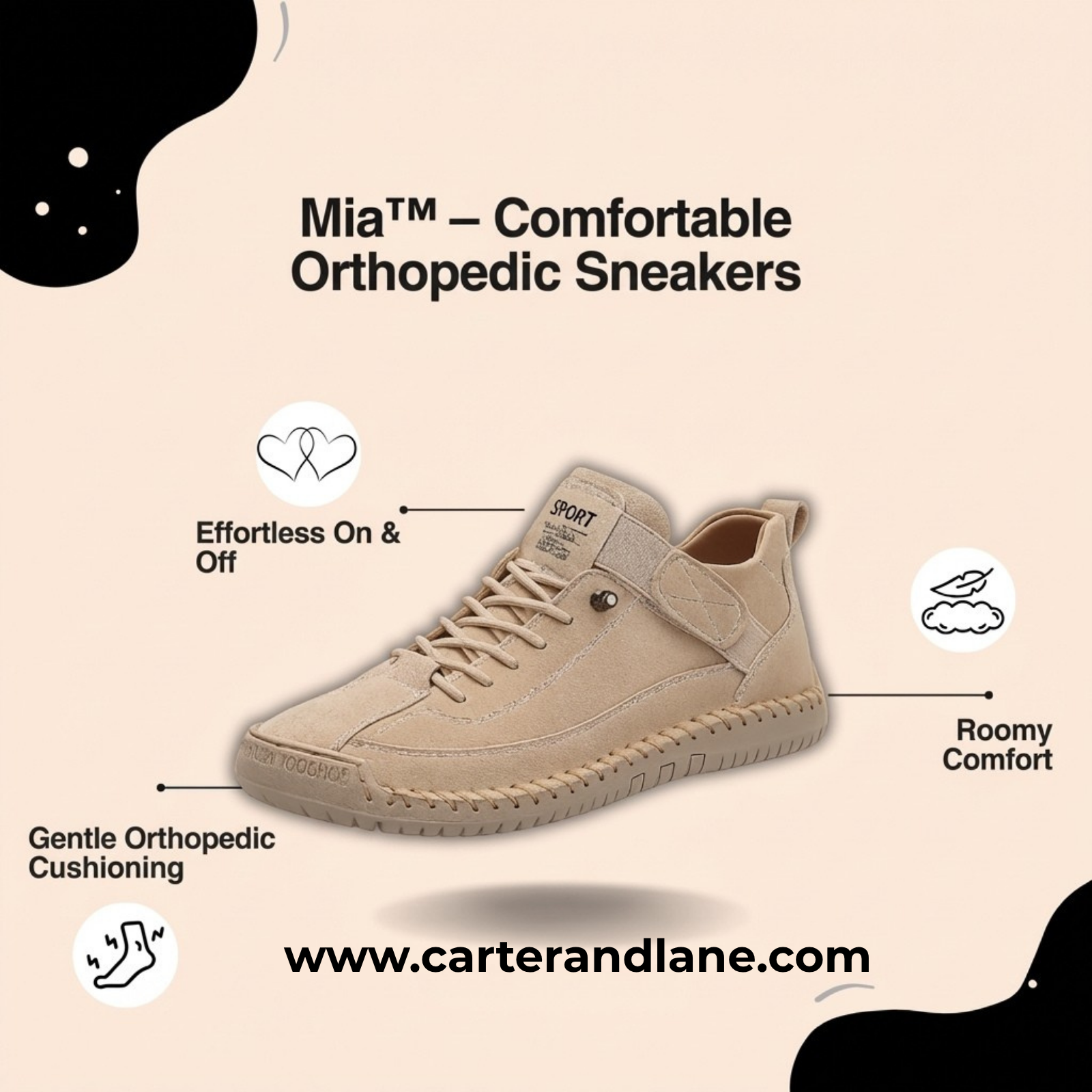 Mia™ – Zapatillas ortopédicas cómodas